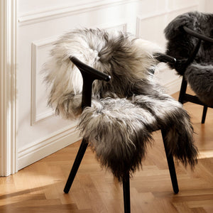 Icelandic Sheepskin | Long Wool | 39-47 in Natural Grey