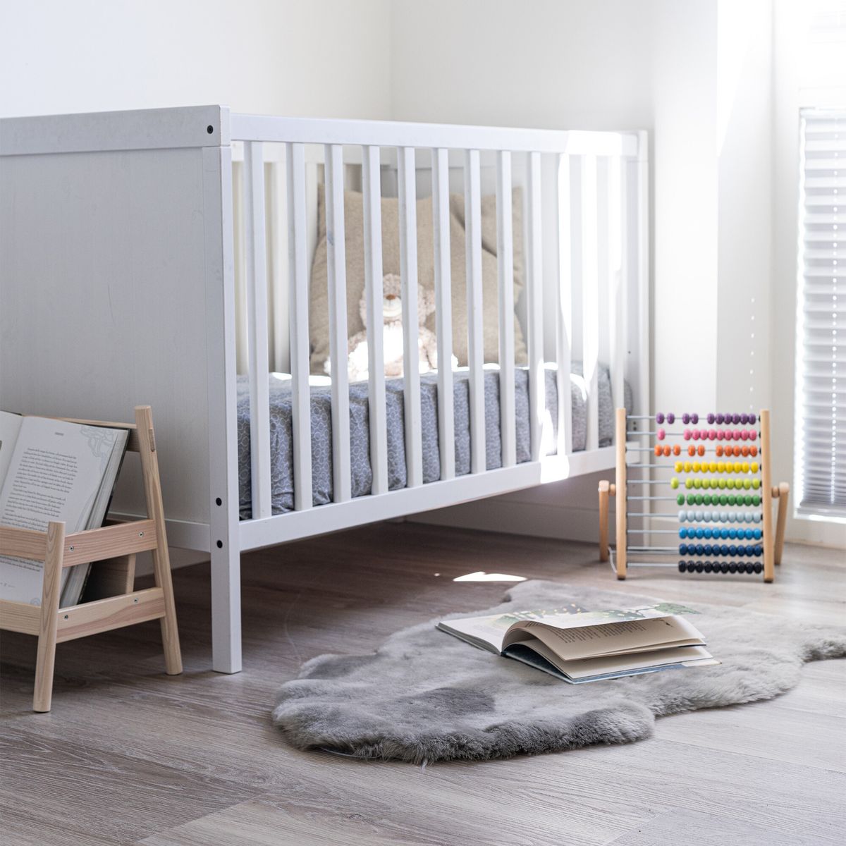 Baby Sheepskin | Short Wool | New Zealand Light Grey