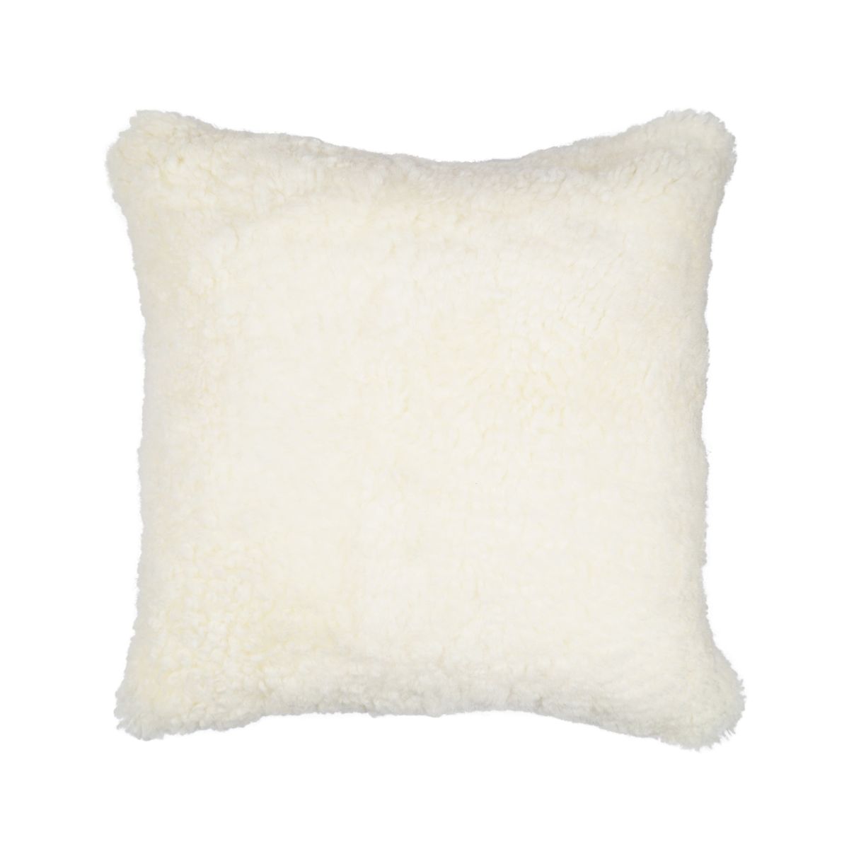 Sheepskin Cushion | Short Wool | New Zealand |  Square White