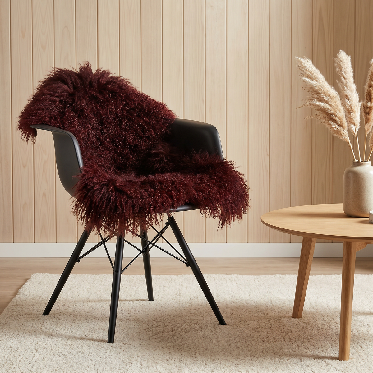Curly Sheepskin | Tibetan | 33x20 in