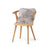 Sheepskin Cushion | Long Wool | New Zealand | 16x16 in Light/Ash/Grey