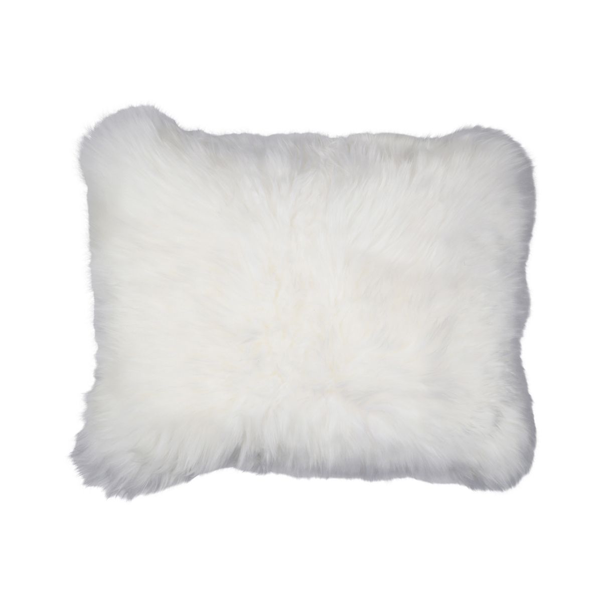 Sheepskin Cushion | Long Wool | New Zealand | Rectangular Ivory