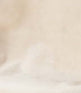 Throw of Short Wool Double Face Ivory