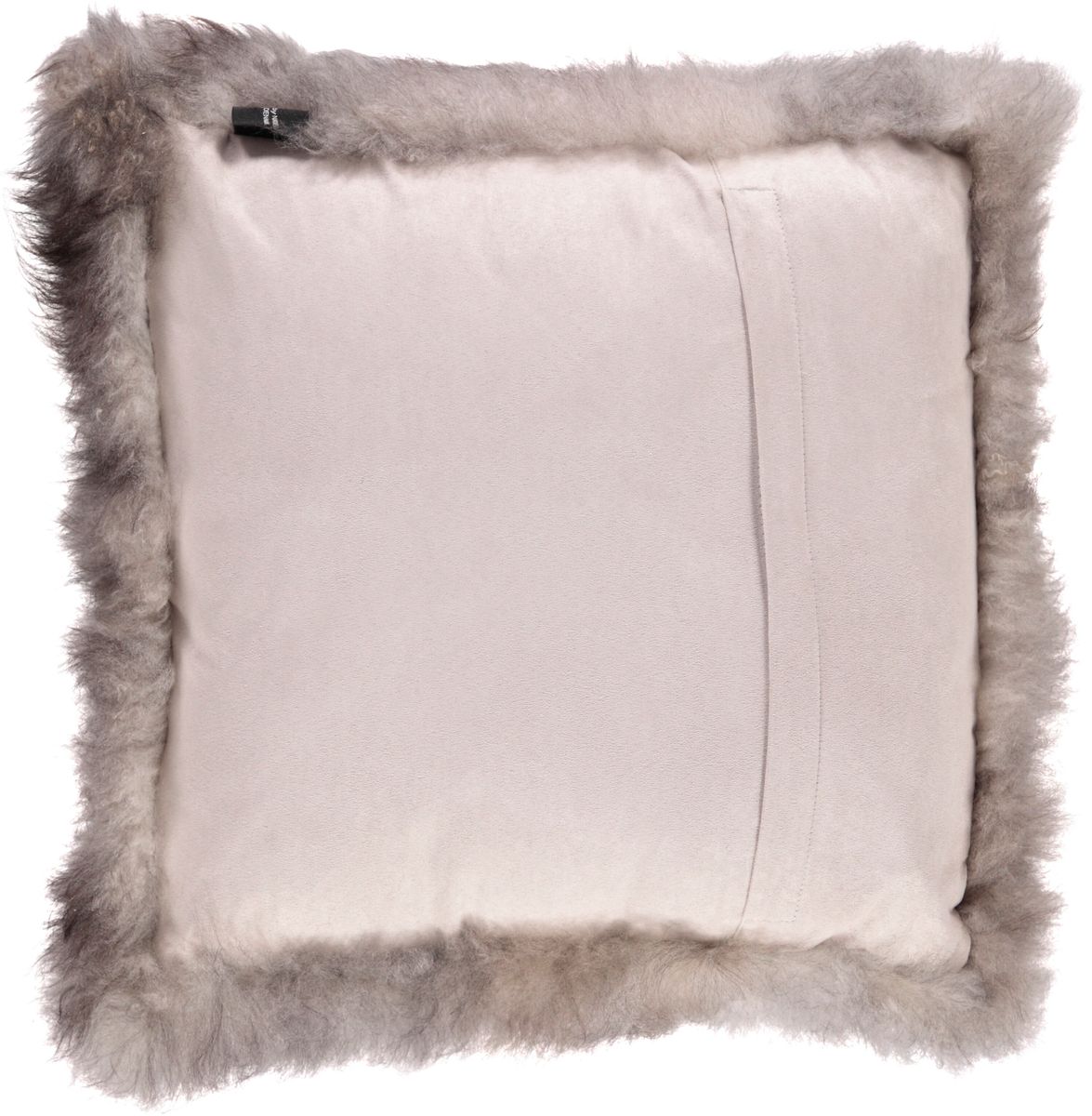 Curly Cashmere Cushion | 40x40 cm Natural Grey