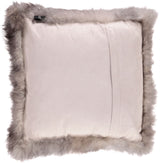 Curly Cashmere Cushion | 40x40 cm Natural Grey