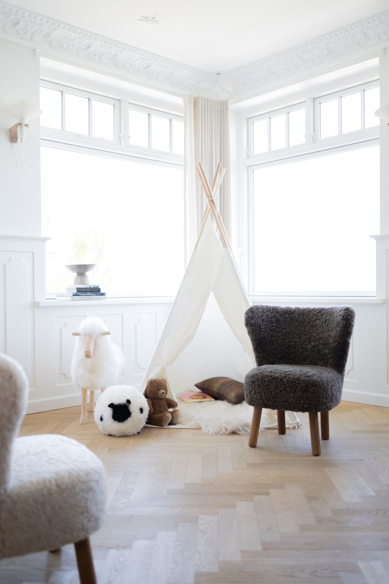 Cute Sheep Cushion | D8 in | D11 in | D13,5 in Black/White