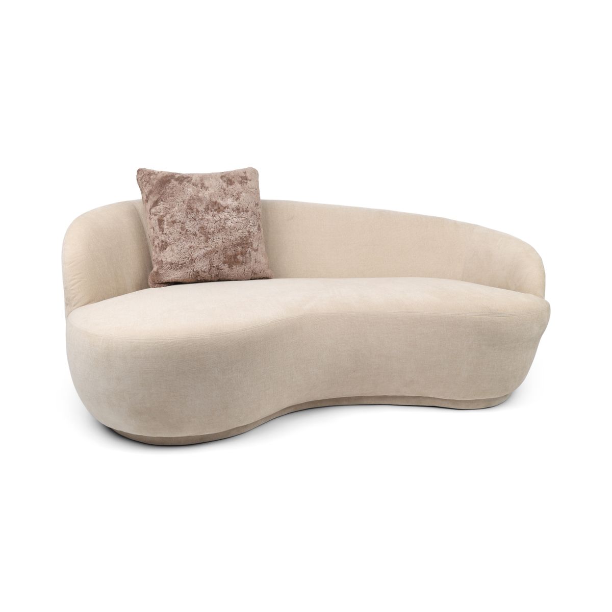 Premium Sheepskin Cushion | Long Wool | New Zealand | Doublesided Cloudy Brown