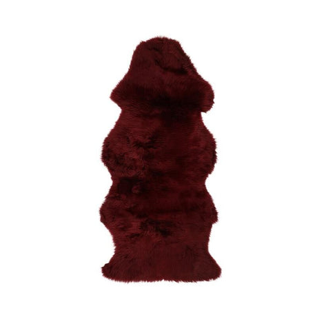 New Zealand Sheepskin | Long Wool | Rug 53 in Burgundy