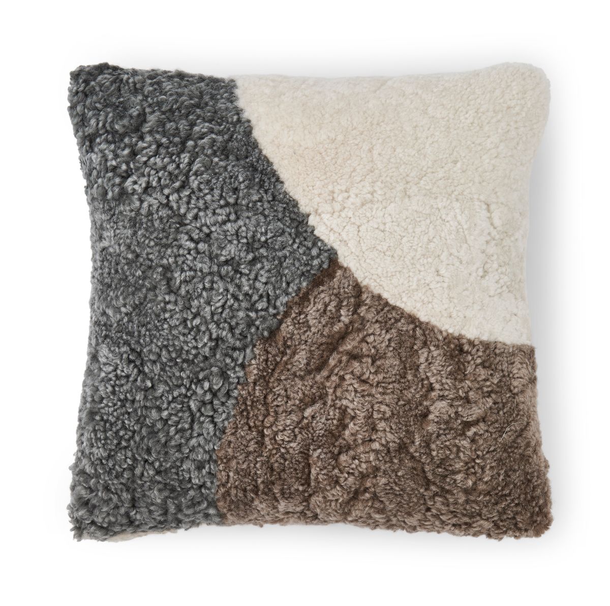 Short-Wool Sheepskin Cushion | Doublesided | 46x46 cm