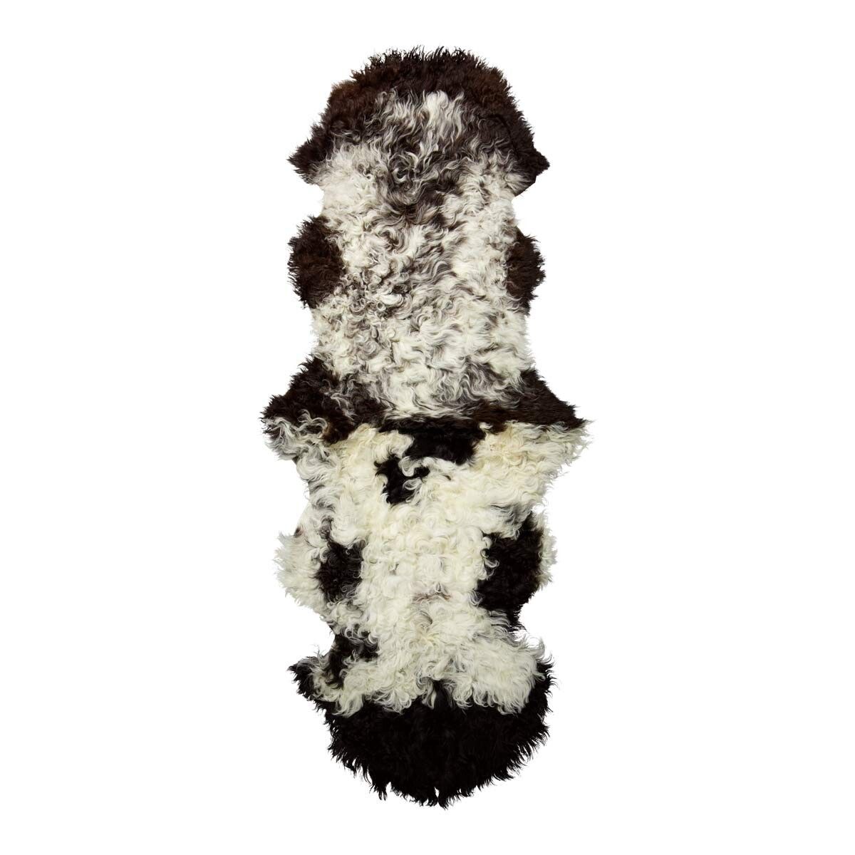 Tigrado Lambskin | Natural Colors | 20x59 in Black/White Spotted