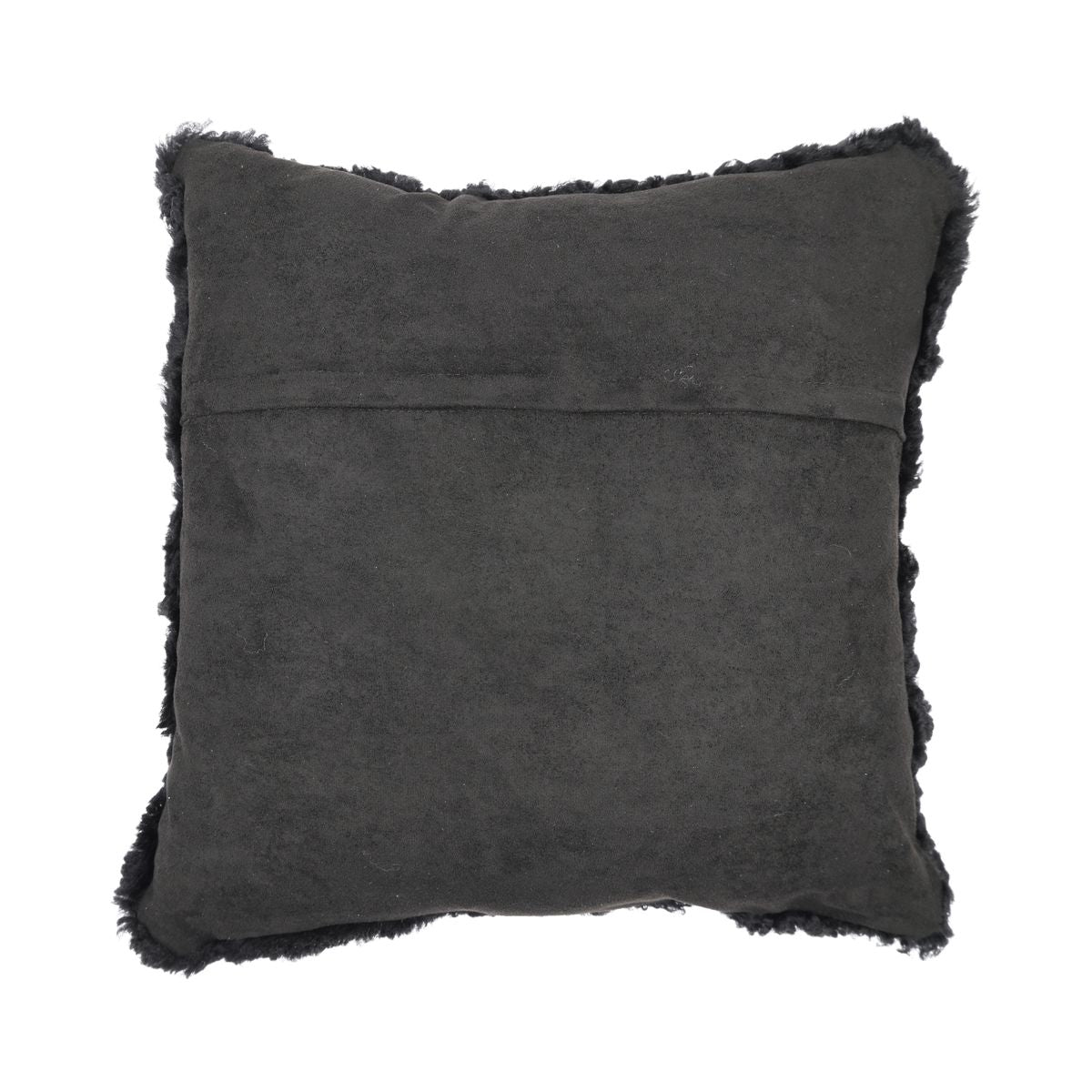Sheepskin Cushion | Short Wool | New Zealand |  Square Black