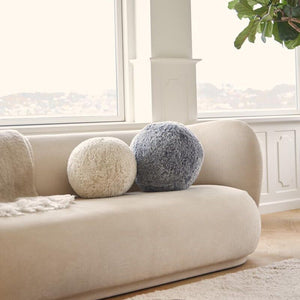 Angelite Cushion | D10 in | D12 | D14 | SW Curly Anthracite