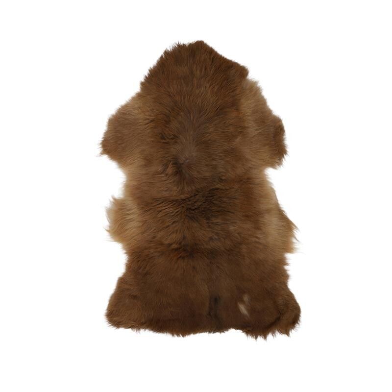 Eco Sheepskin | Mongolia | Natural Brown | approx. 35 in Natural Red Brown