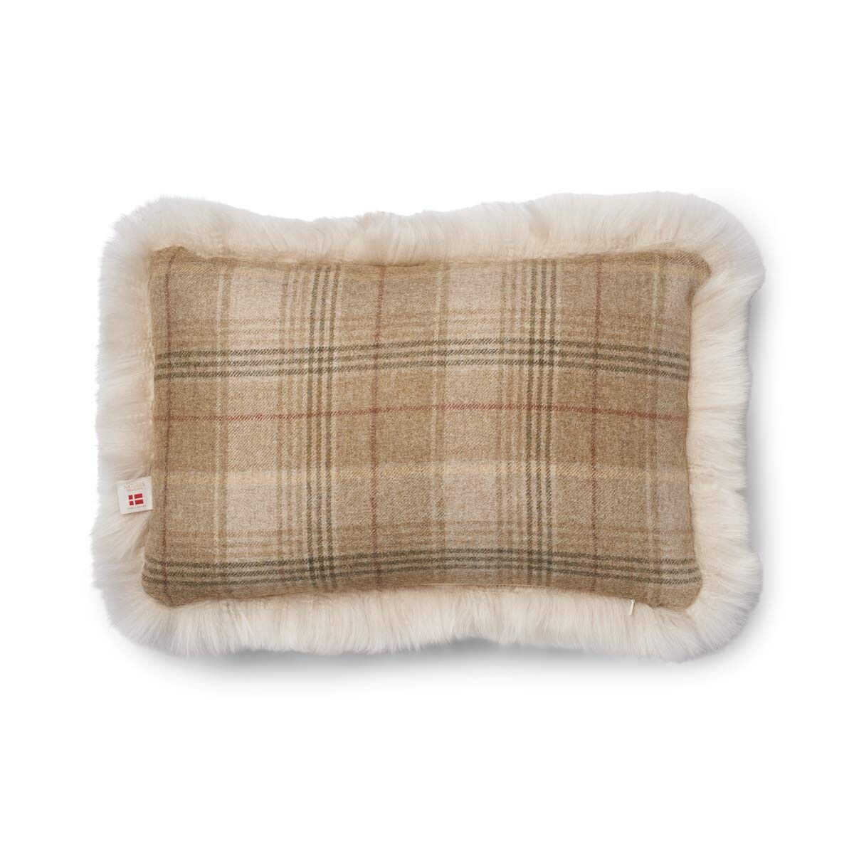 One Side Cushion | LW | 34x52 cm Sand-Beige/Pearl