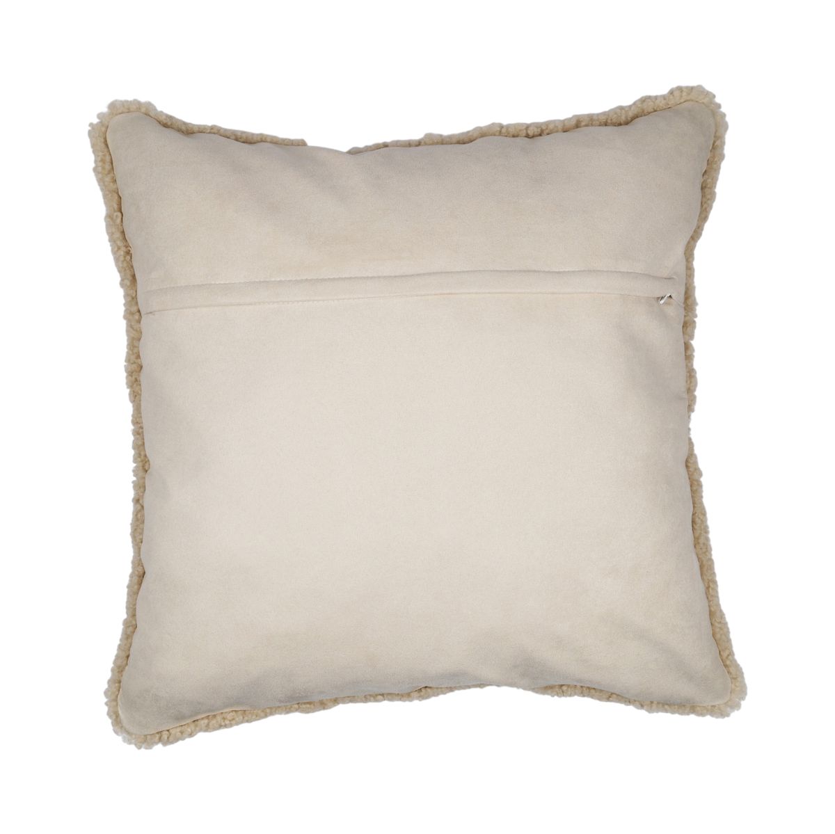 Sheepskin Cushion | Short Wool | New Zealand | Square Moon Light