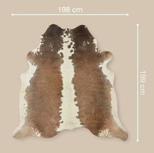 Cow Hide Rug | 2,6 sqm Grey Beige