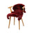New Zealand Sheepskin | Long Wool | 35 in Burgundy