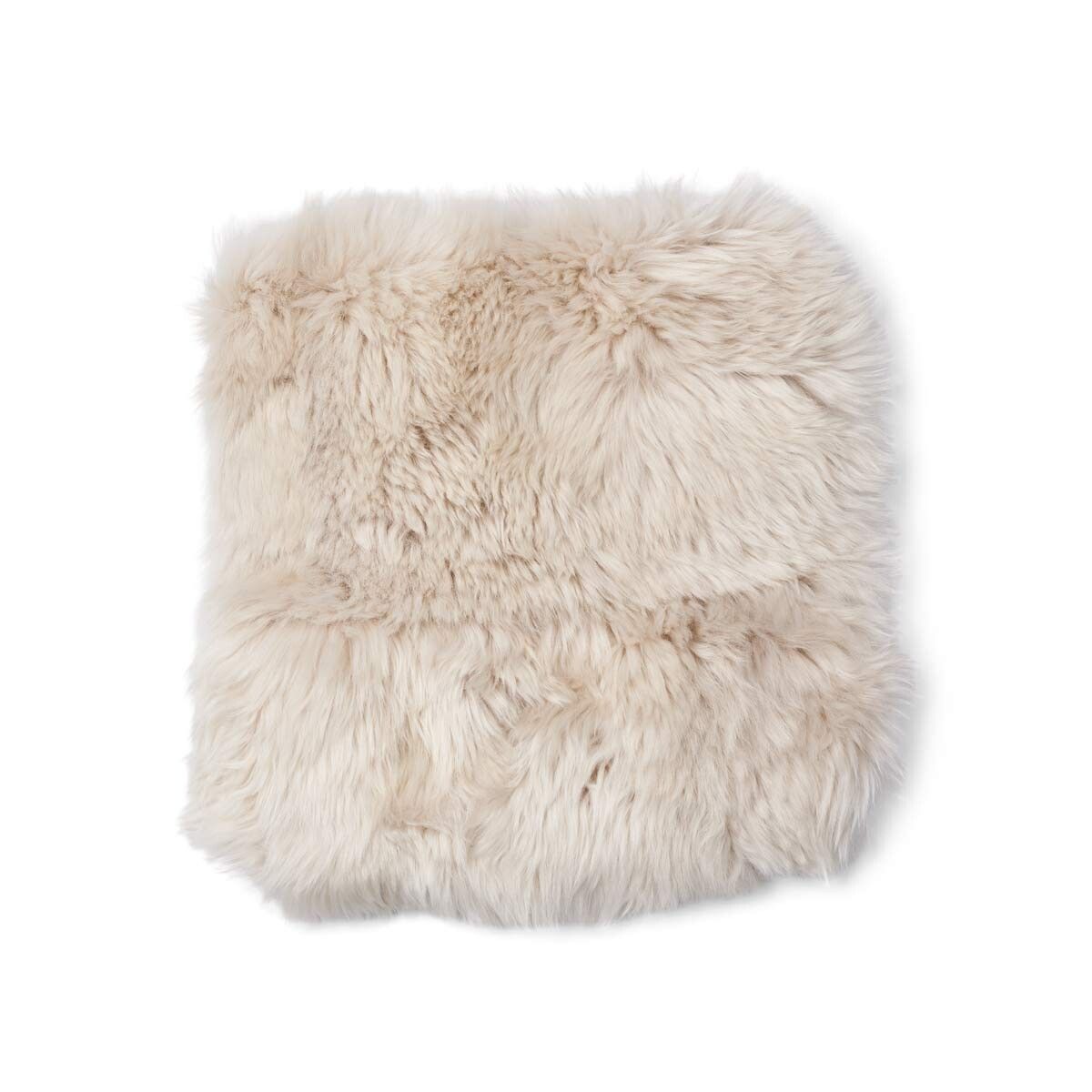 Long Wool Sheepskin Seat Cover Zero Waste Linen