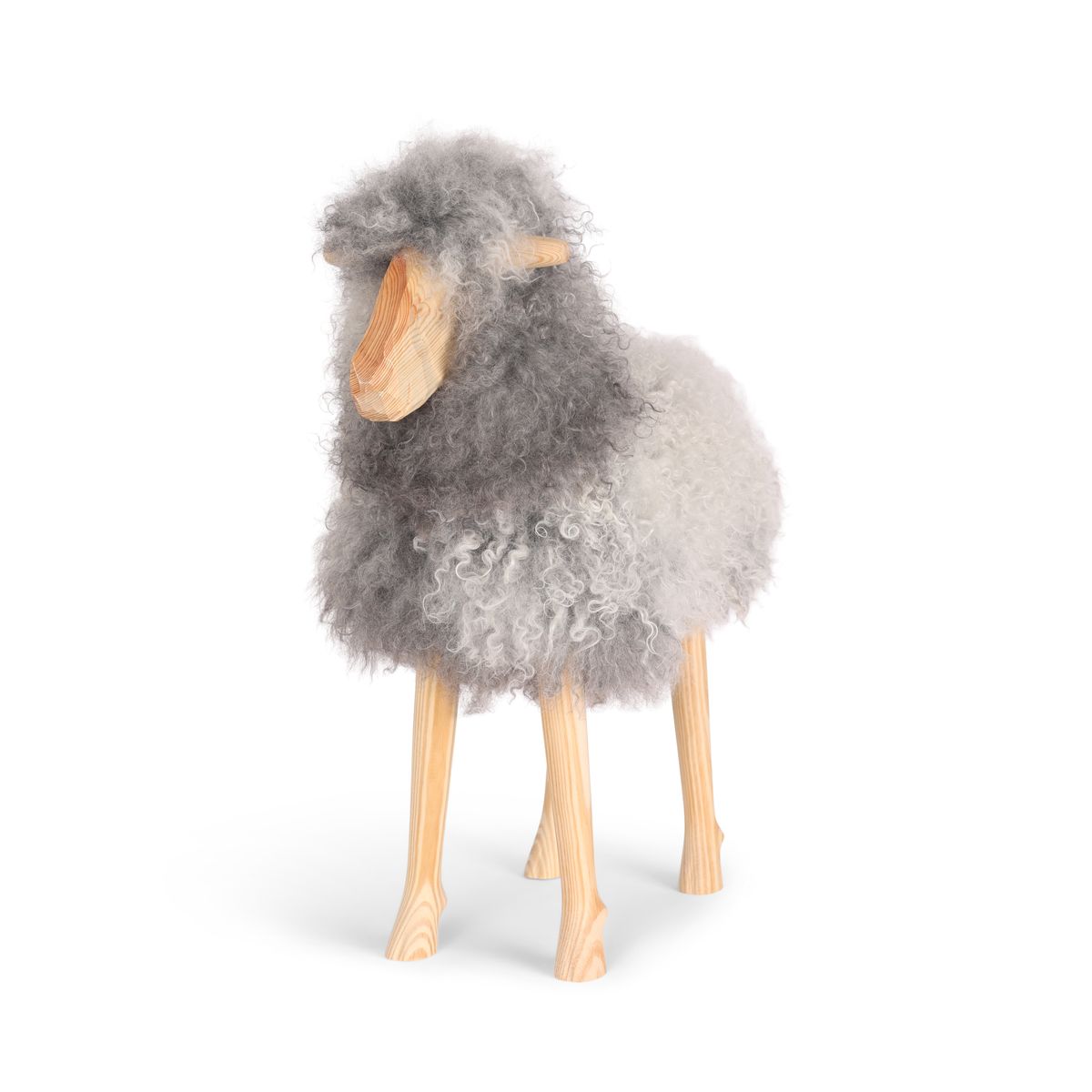 Signature Standing Sheep | Medium Gotland Natural Grey
