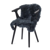 New Zealand Sheepskin | Long Wool | 100 cm Navy