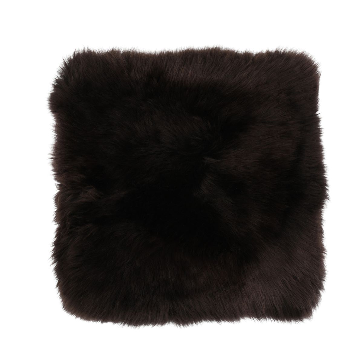 Cushion Cover | Long Wool | New Zealand Chocolate