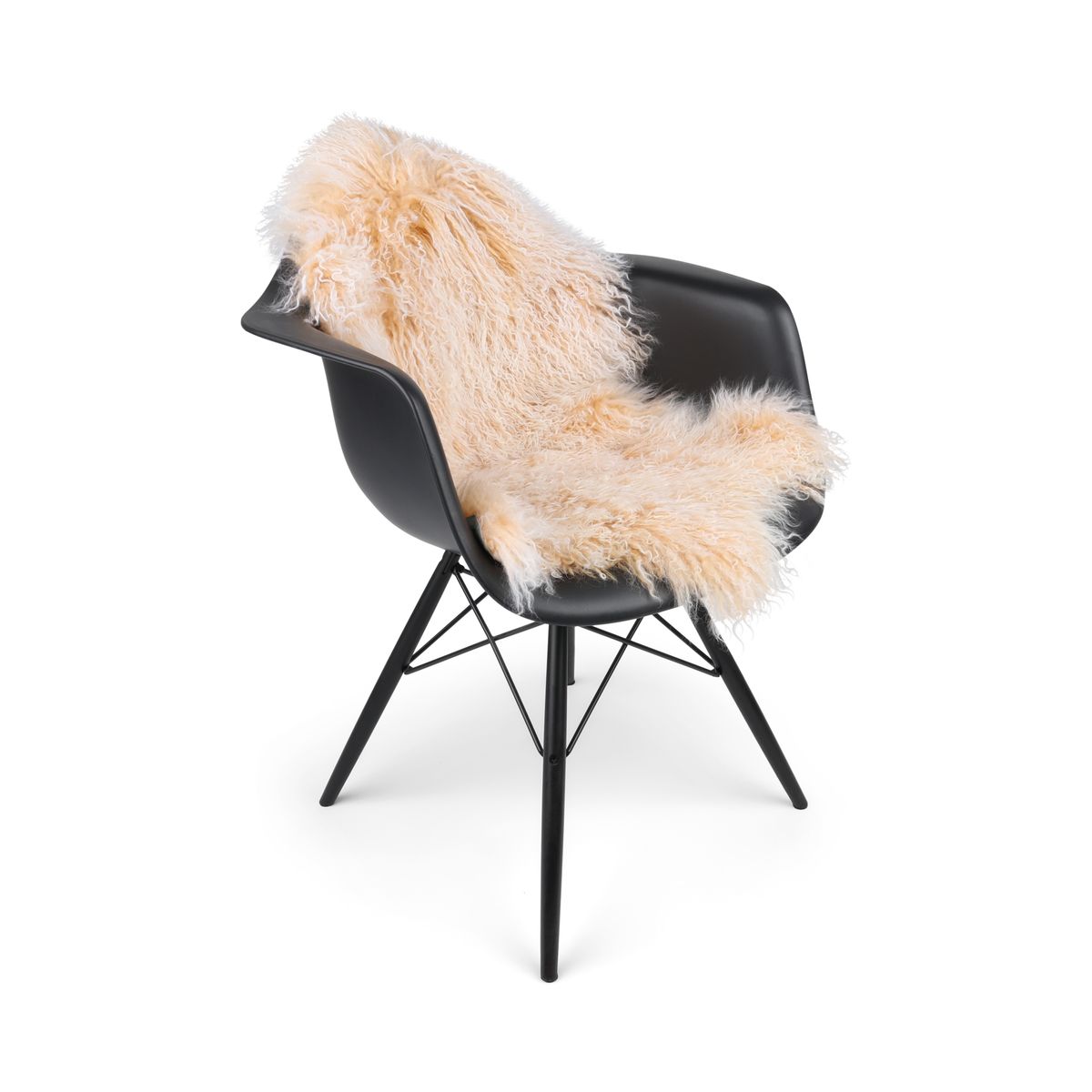 Curly Sheepskin | Tibetan | 33x20 in Arctic Sunrise