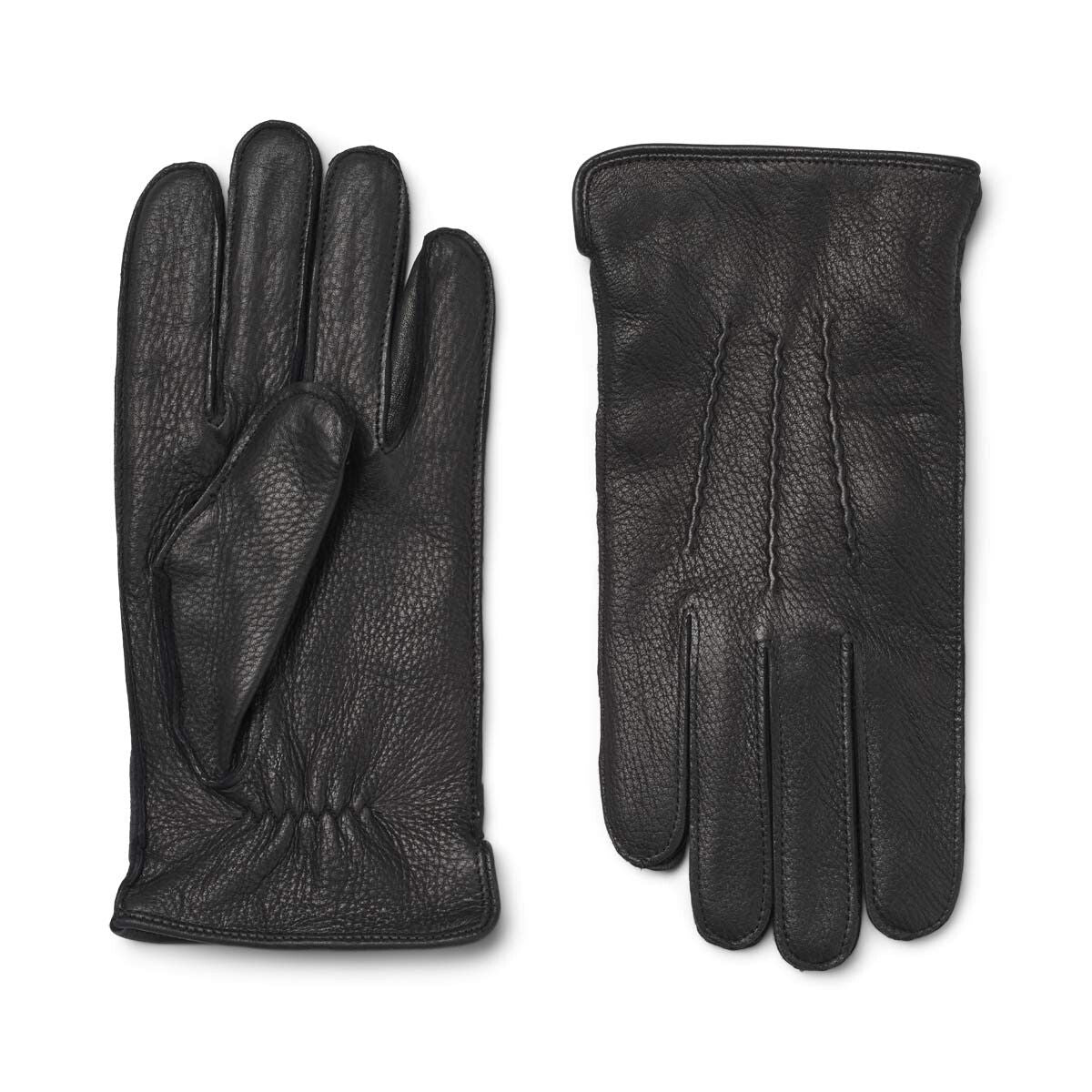 Leonardo Men's Deerskin Gloves Black