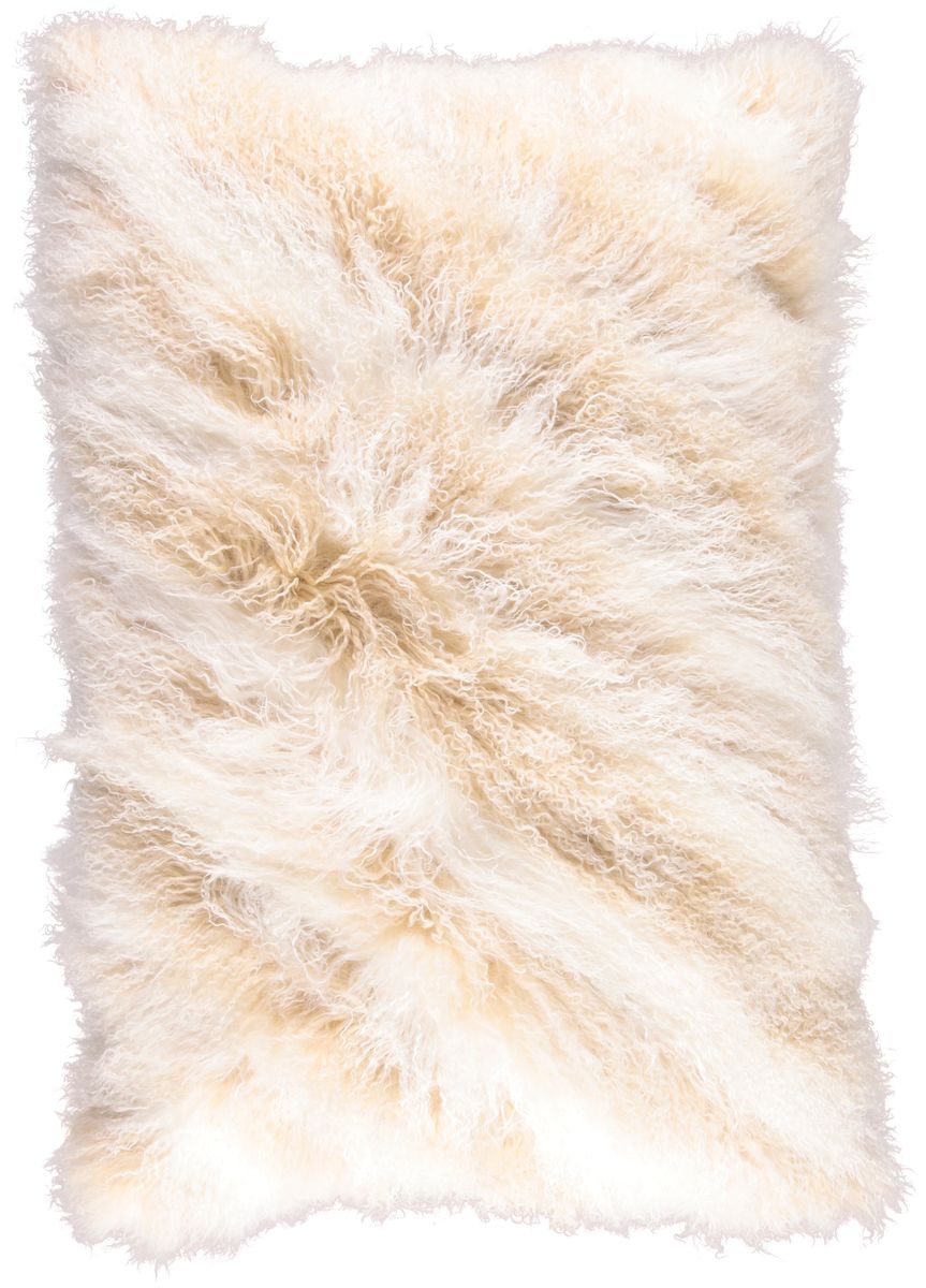 Curly Cushion | 35 in Arctic Sunrise/Ivory