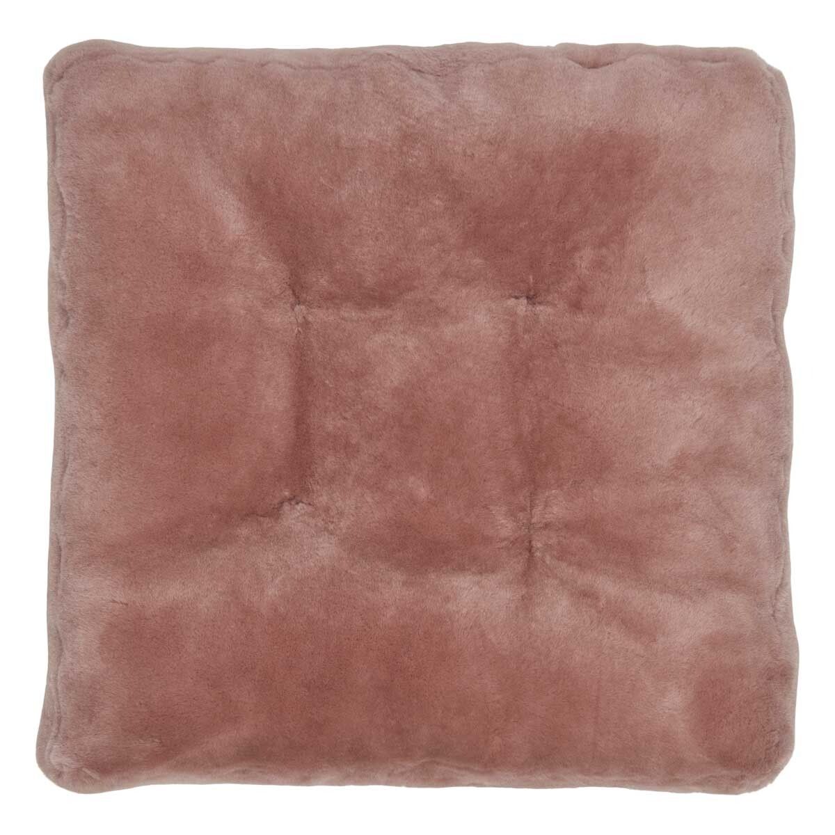 Moccasin Seat Cover | 18x18x2 in Light Purple