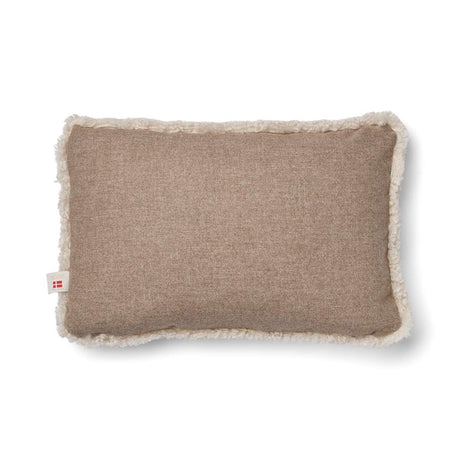 Short-Wool Sheepskin Cushion | 20x20 in | 13x20 in Beige/Pearl