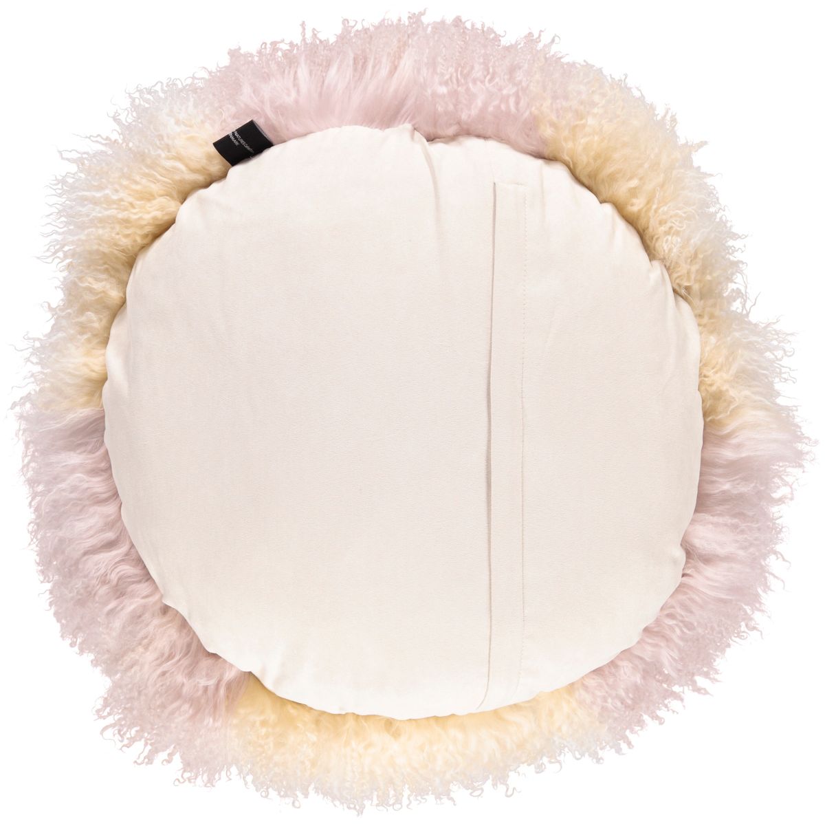Curly Cake Cushion | D15 in | 18 in | 24 in Arctic Sunrise/Dove