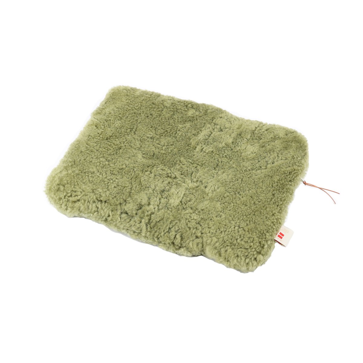 Sheepskin Computer Sleeve Sage Green