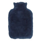 Moccasin Hot Water Bottle Navy Blue