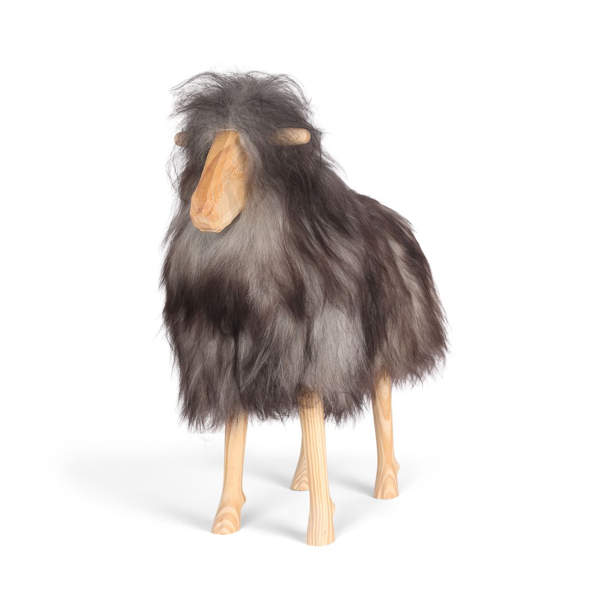 Signature Standing Sheep | Medium Natural Grey