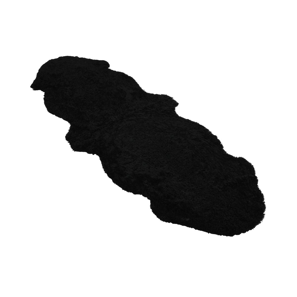 Double Sheepskin  |Short Wool | New Zealand Black