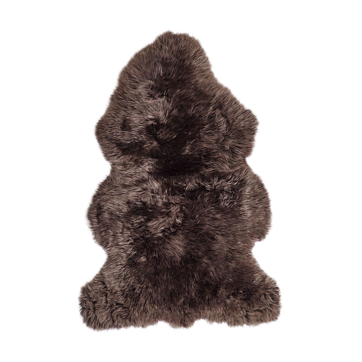 New Zealand Sheepskin | Long Wool | 45x24 in Walnut