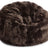 Round Sheepskin Bean Bag | Long Wool | Medium | Large Walnut