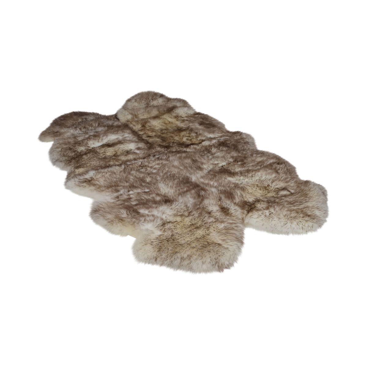 Merino Sheepskin Rug | Long Wool | 67x43 in Wolf Tip