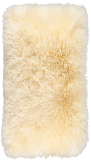 Long-Wool Sheepskin Cushion | 11x22 in