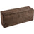 Short Wool Curly Sheepskin Pouf-Bench Taupe
