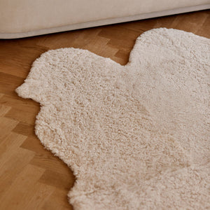 New Zealand Sheepskin | Short Curly Wool | Rug 71x43 in Anthracite