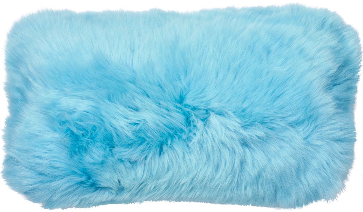 Long-Wool Sheepskin Cushion | Doublesided | New Zealand | 10x20 in