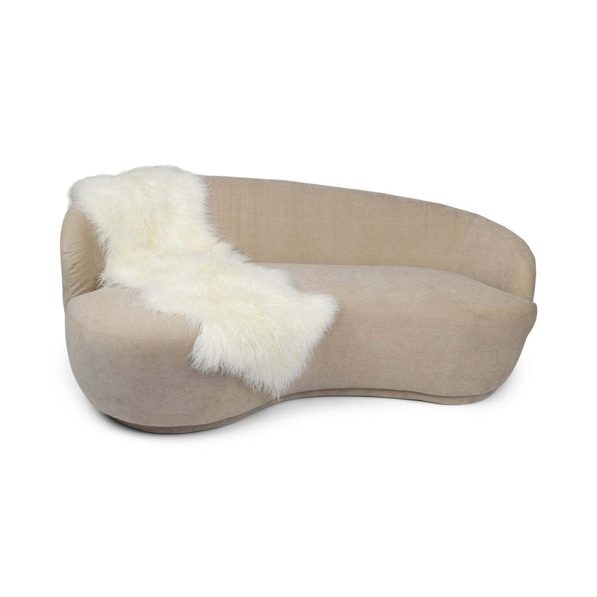 Tibetan Sheepskin 20x59 in ( 2 skins together)