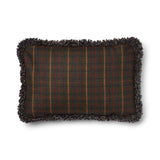 Wool Cushion Rectangular | Doublesided | SW trim | 34x52 cm Kilberry Fir-D. Green/Capp.i