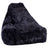 Sheepskin Bean Bag Chair | Long Wool Navy