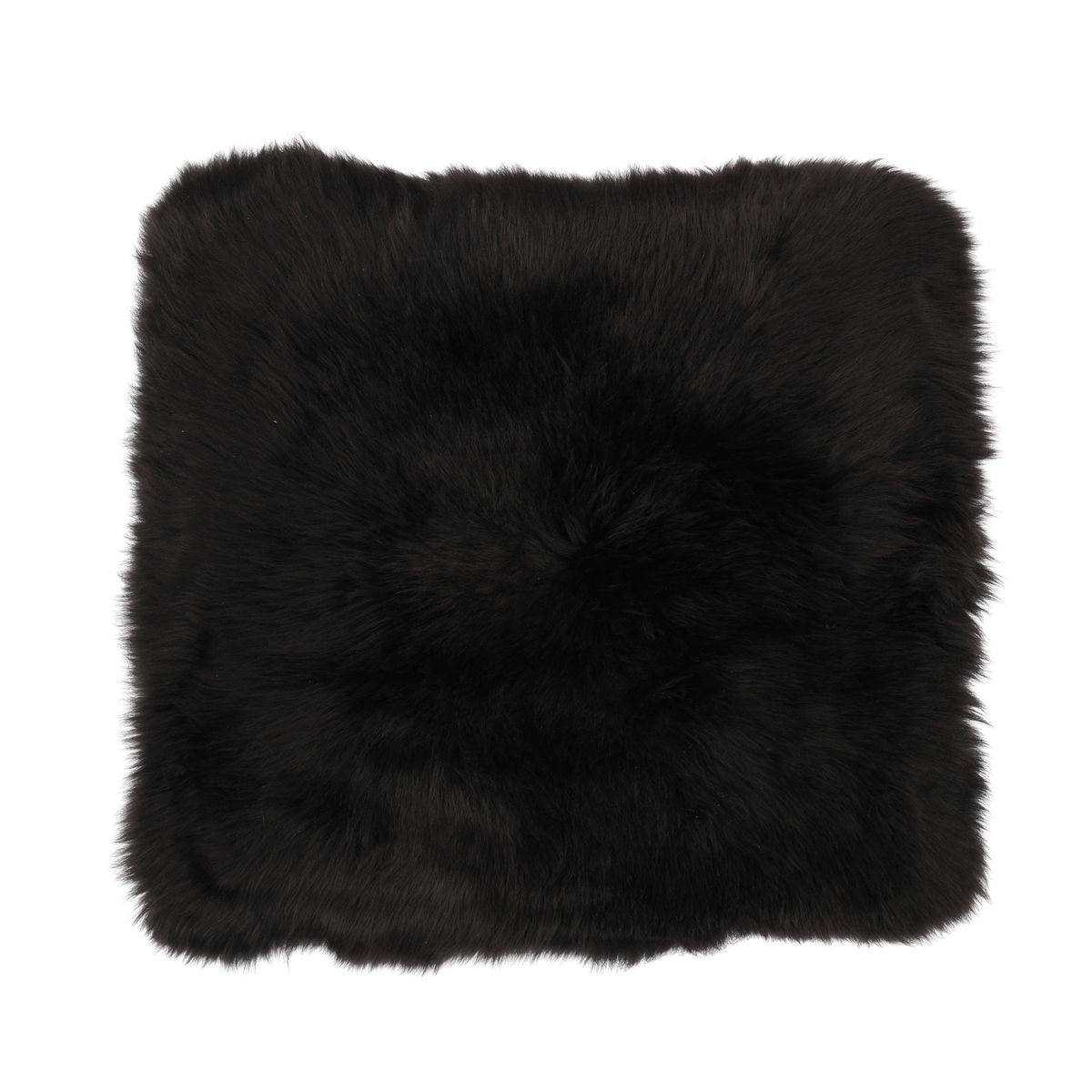 Seat Cover | With Backing | Long Wool | New Zealand Chocolate