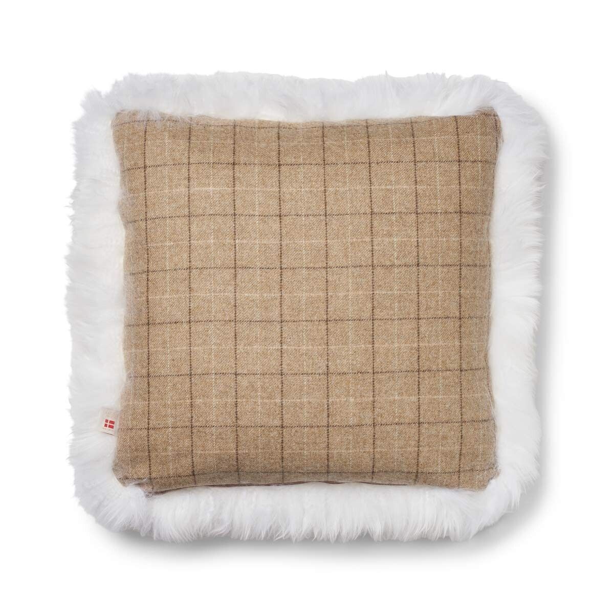 One Side Cushion | LW | 20x20 in Oatmeal-Beige/Ivory