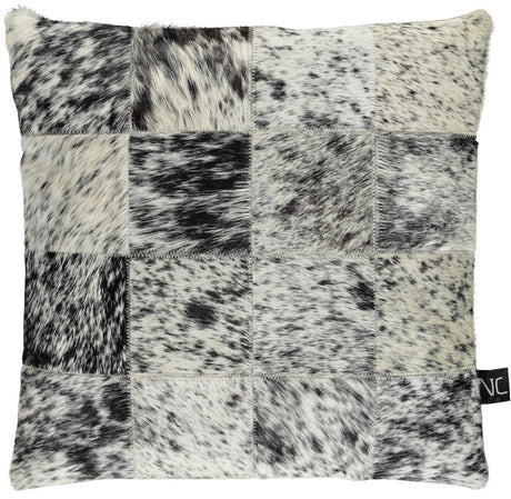 Cow Hide Cushion | 16x16 in Salt/Pepper/Black/White