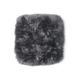 Long Wool Sheepskin Seat Cover Zero Waste Steel