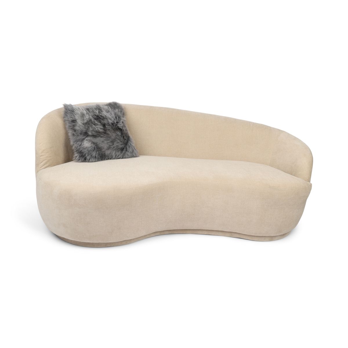 Cushion Cover | Long Wool | New Zealand Steel